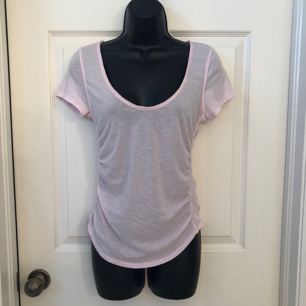 NWT FREE PEOPLE PINK CHIFFON CAKE TOP